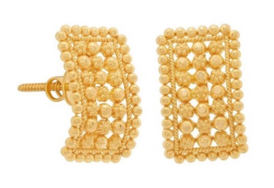 Gold Ear Studs Jewellery